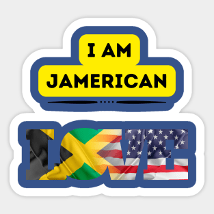 JAMERICAN Sticker